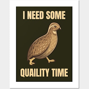 Quail Pun Posters and Art